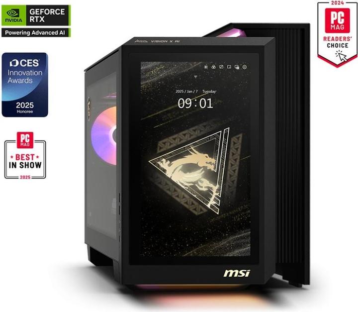 Produktbild MSI MEG Vision X/AI 2NVZ9-048EU/Tower/U9-285K/64GB/2TB/RTX 5090/W11H/2R (2000 GB, 64 GB, GeForce RTX 5090)