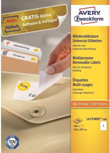 Produktbild Avery Universal-Etiketten
