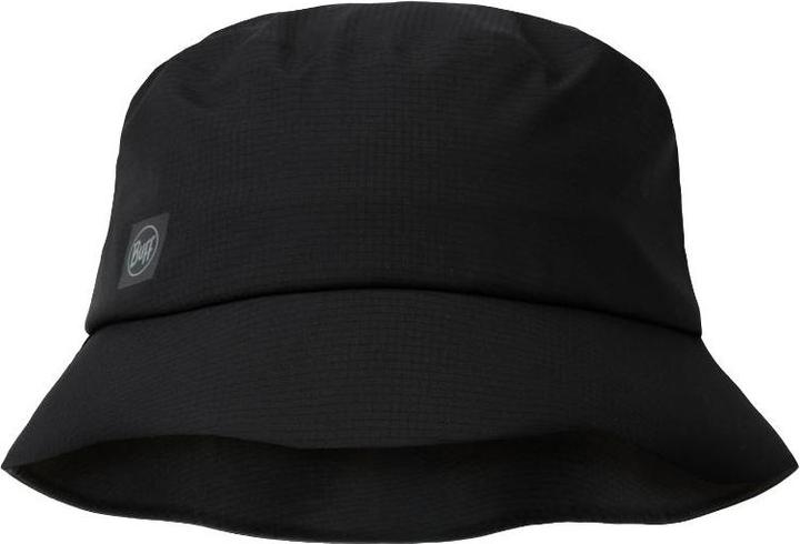 Actual product image Buff Rain Bucket Hat Solid Black (53, 54, 55)