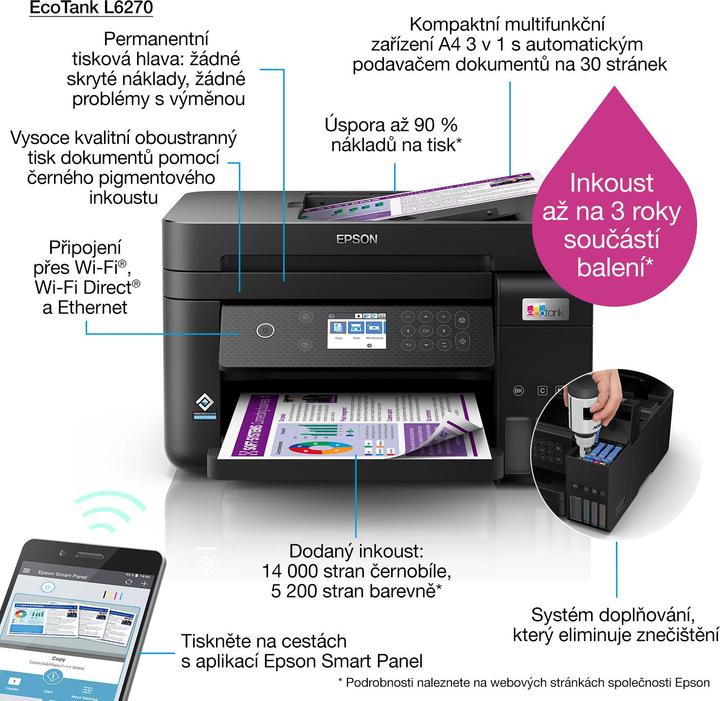 Produktbild Epson EcoTank L6270 (Tintentank)
