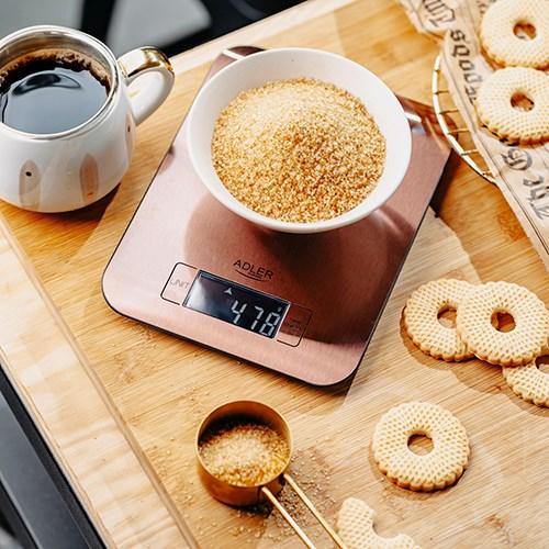 Produktbild Adler Küchenwaage Kitchen Scale | AD 3183c | Teilung 1 g | Kupfer