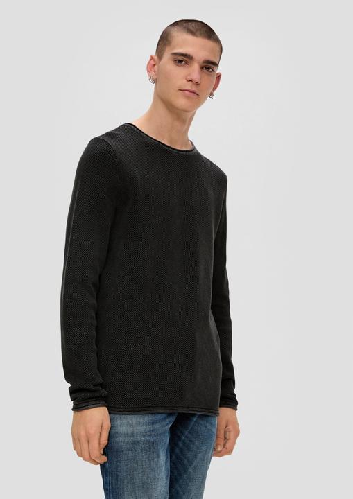 Actual product image s.Oliver Strickpullover Leichter Strickpullover mit Musterstruktur (M)