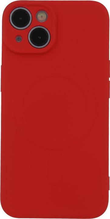 Actual product image OEM Simple Color Mag case for iPhone SE 2024 red