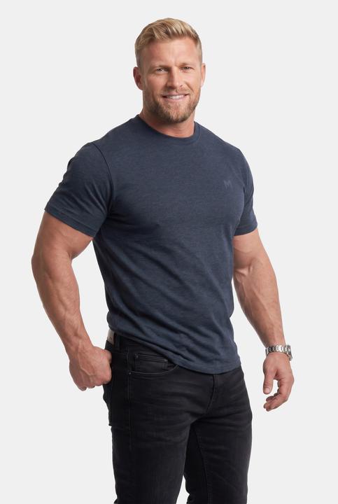 Image du produit Men+ T-Shirt, Basic, 2er-Pack, Halbarm, Rundhals (3XL)