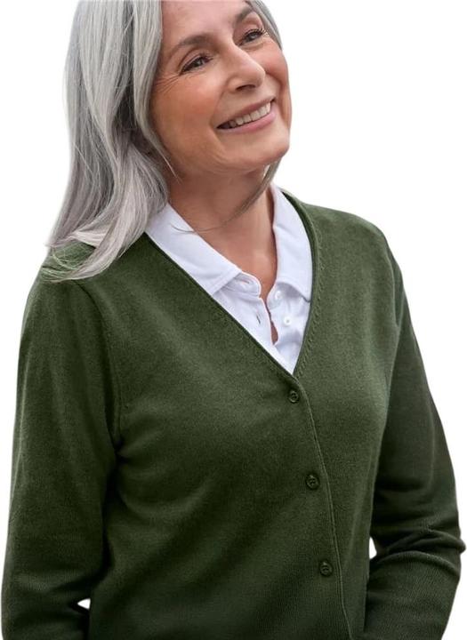 Produktbild Woolovers Strickjacke VAusschnitt Kaschmir Klassisch (L)