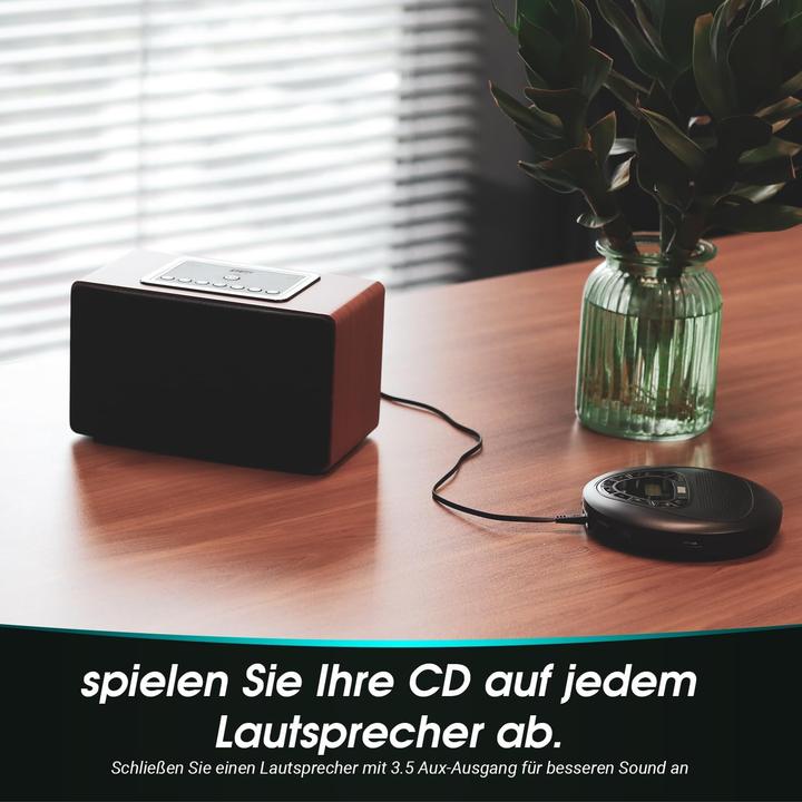 Actual product image August Tragbarer CD-Player SE10B