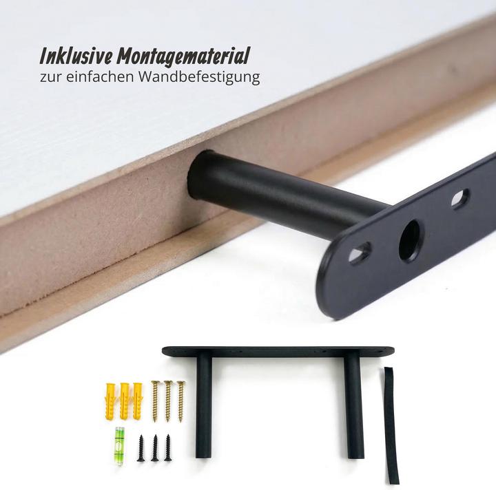Actual product image Relaxdays 3x wall shelf (60 x 23 x 4 cm)