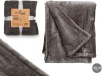 Giftdecor Bettdecke dunkelgraue Seide 130x160cm (160 x 130 cm)