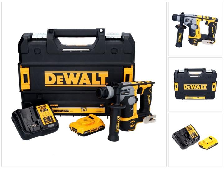Immagine prodotto DeWalt DCH 172 D1 Trapano a percussione a batteria 18 V 16 mm 1,4 Joule SDS plus Brushless + 1x batteria (Batteria ricaricabile)