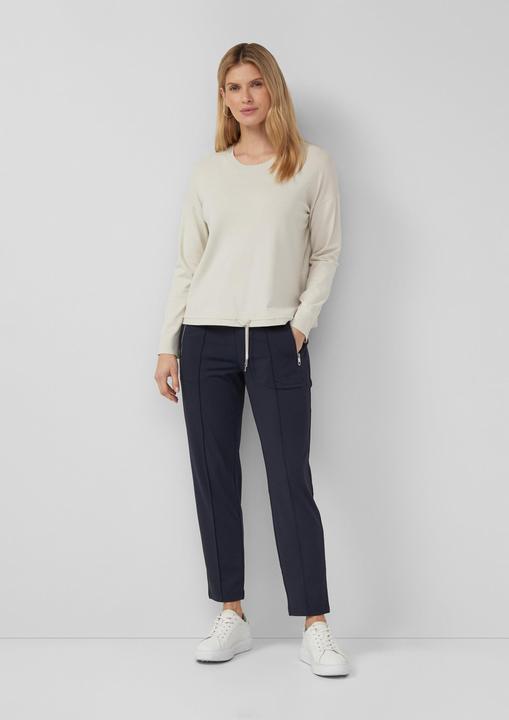 Produktbild s.Oliver Strickpullover Viskosemix-Strickpullover mit Rundhals und Tunnelzug (44)