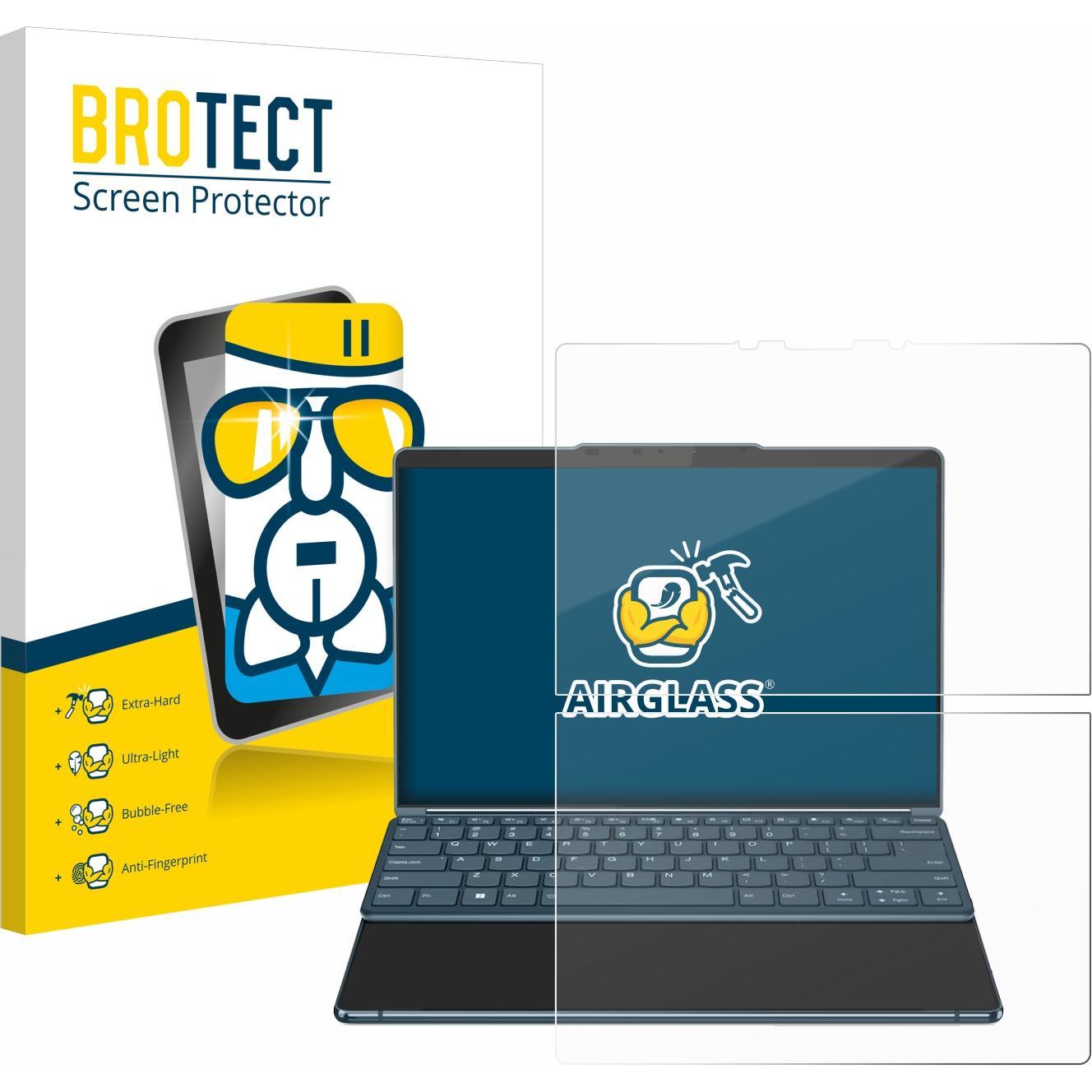 BROTECT AirGlass Panzerglasfolie (9"), Notebook Schutzfolie