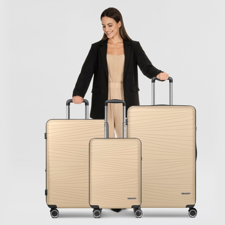 Produktbild Franky Dallas 3.0 4 Rollen Kofferset 3-teilig (188 l, XL (ab 115l))