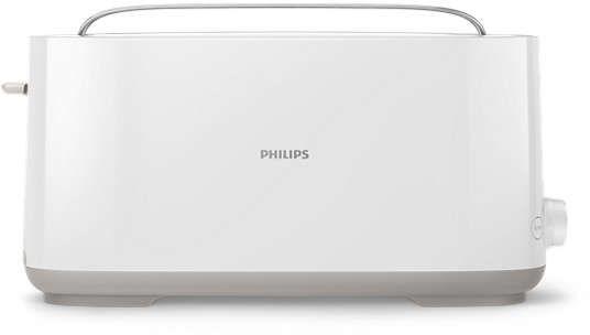 Produktbild Philips Daily Collection HD2590/00, 1 slice(s), White, Plastic, Buttons, Rotary, China, 1030 W