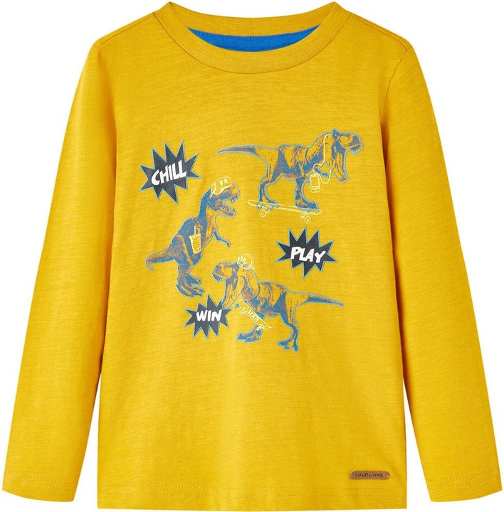 Produktbild VidaXL Kinder-Langarmshirt Ocker 104,Material: 100 (104)