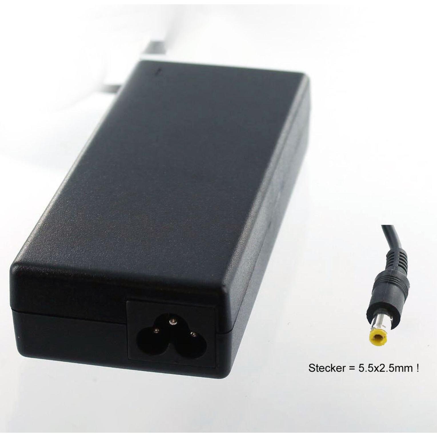 AGI 52039 - Notebook - Indoor - 100-240 V - Schwarz - PA1900-08 - 130 mm (90 W), Notebook Netzteil, Schwarz