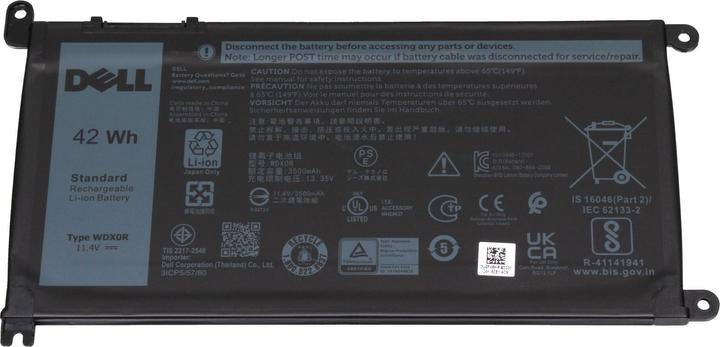 Actual product image Dell T2JX4 (3 cubicles, 3500 mAh)
