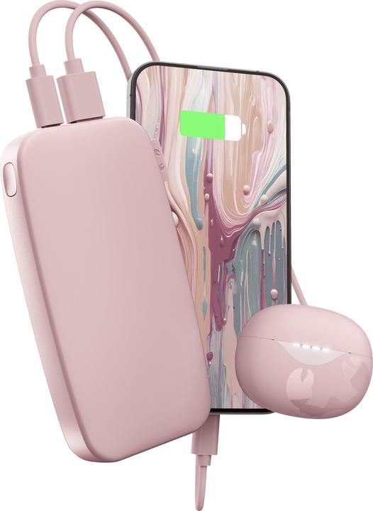 Actual product image Fresh'N Rebel Fresh 'n Rebel Powerbank 12000 mAh Pink (12000 mAh, 20 W, 44.40 Wh)