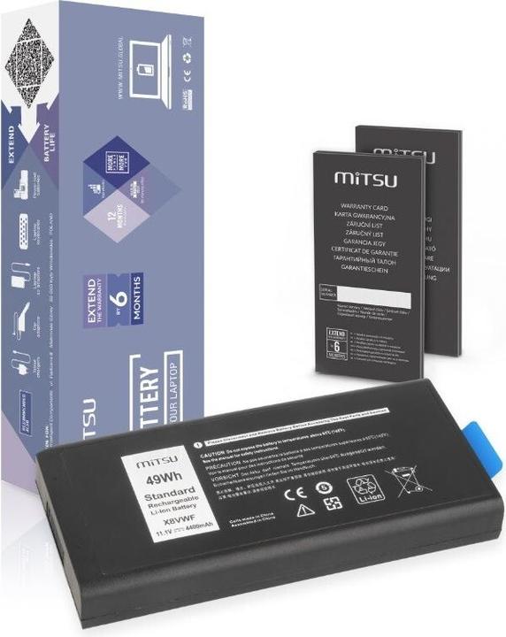 Image du produit Mitsu DELL LATITUDE RUGGED 4400mAh 11,1V