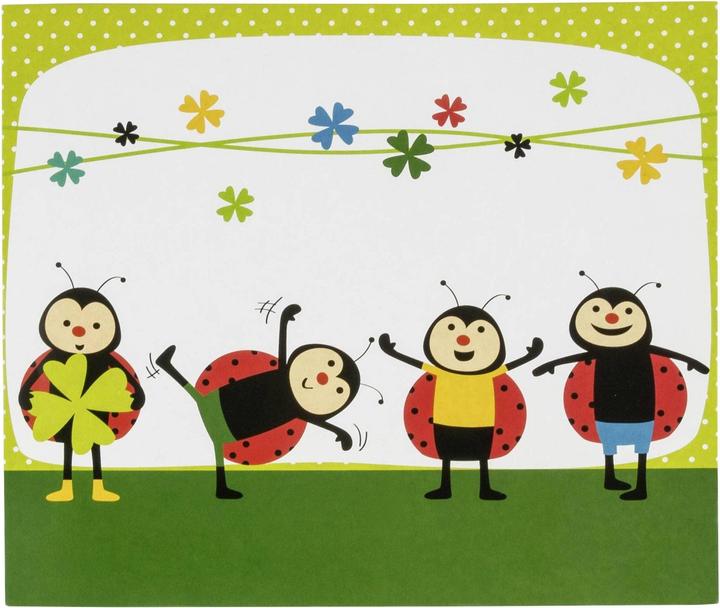 Actual product image Daiber 1x25 Ladybug 13x18 children portrait folders (18 x 13 cm)