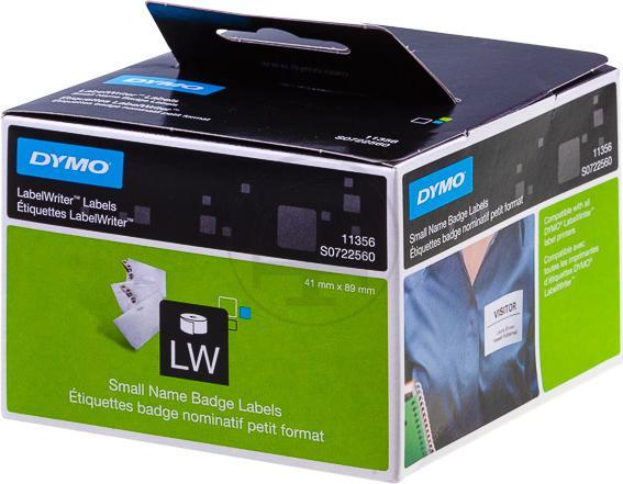 Productafbeelding Dymo S0722560 Blanco naamplaatjes