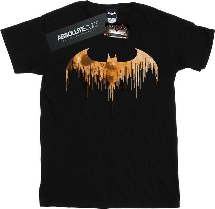 Immagine prodotto Batman Arkham Knight Halloween Moon Logo Fill Maglietta Uomo (3XL)