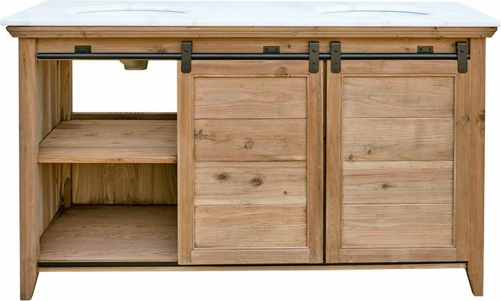 Actual product image Loberon Doppelwaschtisch Montcourt braun