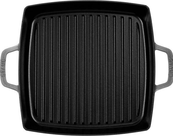 Actual product image Staub Grill pan with 2 handles (28 cm, Grill pan, Cast iron)