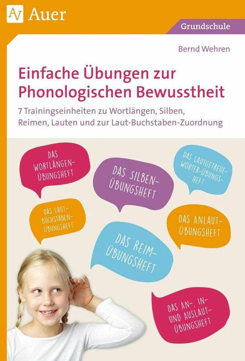 Produktbild Einfache Übungen zur Phonologischen Bewusstheit (Deutsch, Bernd Wehren, 2016)