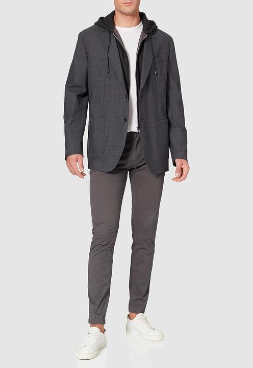 Actual product image Hackett Modern Update on Classic Blazer with Zippered Hood and Patch Pockets (48)