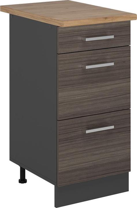 Anthrazit, Edelgrau, Goldkraft Eiche