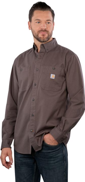Carhartt Rugged Flex Shirt Relaxed Fit Canvas Long Sleeve