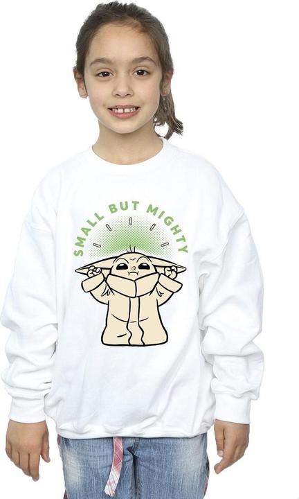 Actual product image Star Wars Girls The Mandalorian Small But Mighty Grogu Sweatshirt (140, 146)