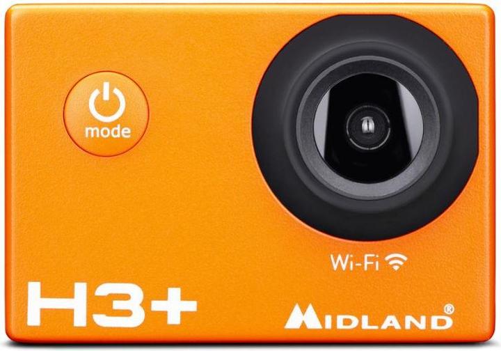 Midland H3+ Angolo di visione orizzontale della dashcam max. 120° Batteria, WLAN (Display integrato, WiFi, Full HD)
