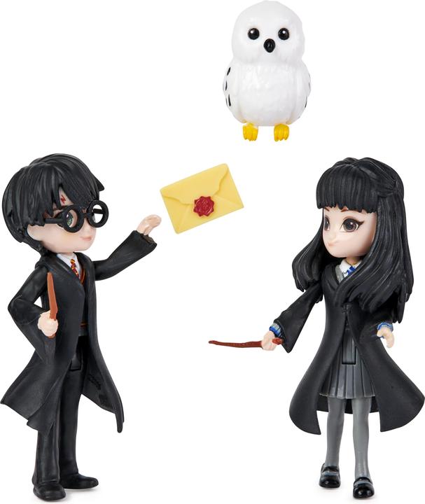Actual product image Spin Master Set of 3 figures Harry with Cho and Hedwig