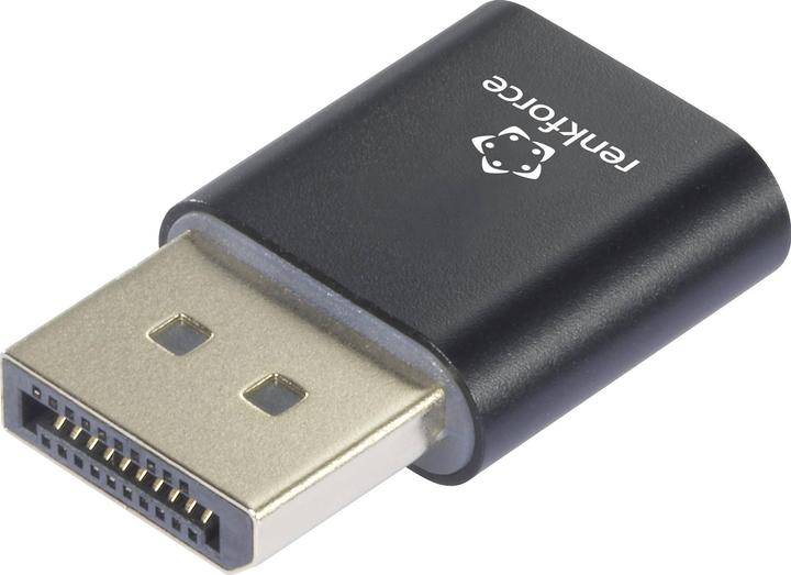 Image du produit Renkforce Display Adapter, Virtual DP Emulator (EDID), 4K DisplayPort DisplayPor (3.20 cm)