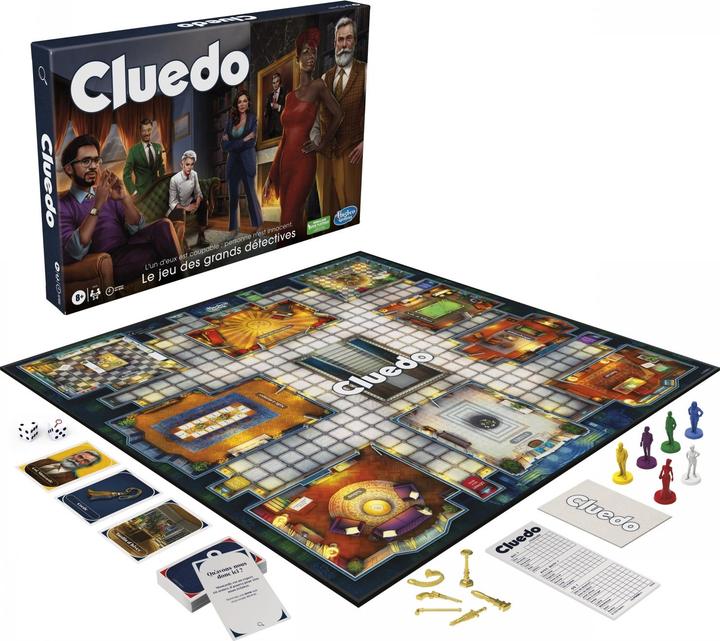 Productafbeelding Hasbro Spellen Cluedo, Bordspel, Detective, 8 jr(s), 45 min, Familiespel (Deens)