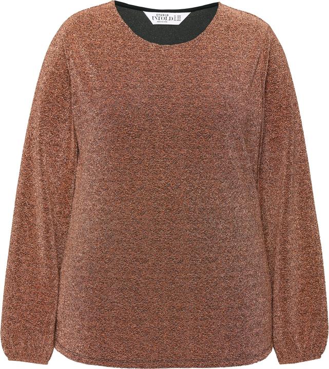 Produktbild Studio Untold Longsleeve, Glitzer-Jersey, Ballon-Langarm (42, 44)