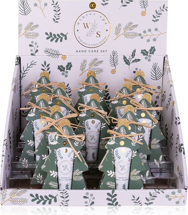 Actual product image Accentra Hand care set WINTER SPA in gift box, incl. 30ml hand & nail cream, nail file, fragrance: Fresh Pine