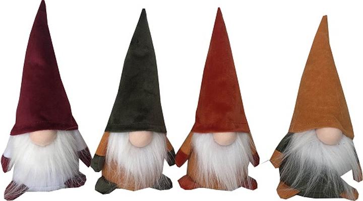 Actual product image Champ Gnome decorative figure in earth tones