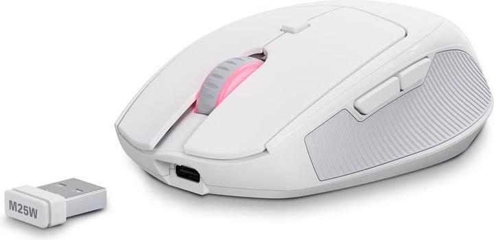 Actual product image Sharkoon OfficePal M25W White (Wireless)