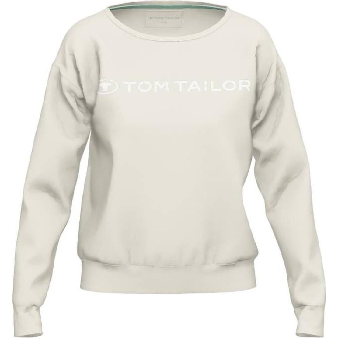 Tom Tailor, Damen, Pullover, Sweatshirt Casual Bequem sitzend - 17283, Grau, (S)
