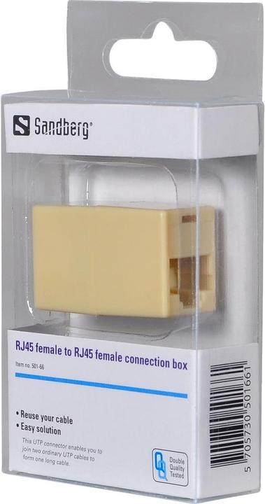 Produktbild Sandberg UTP Connection F/F (RJ45, RJ45 (1x))