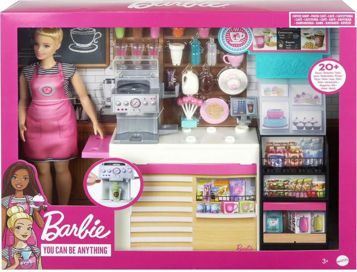 Produktbild Barbie Naschcafé Spielset und Puppe