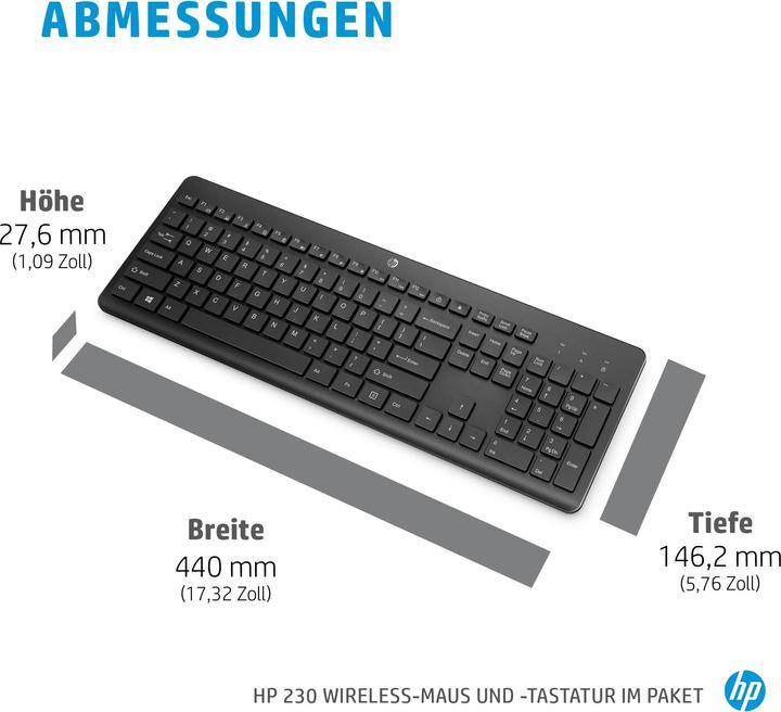 Produktbild HP 230 (DE, Kabellos)