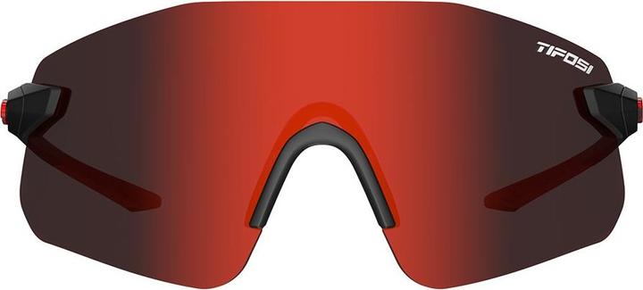 Actual product image MGA Tifosi Bird SL Matte Black Glasses (Smoke Red 15.4% Light Transmission) (New) (Mat Black, smoke red)