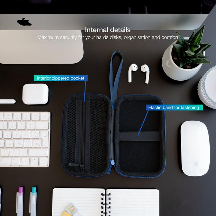 Produktbild Tooq Technology Funda Caja Externa 2.5" Azul Pacifico