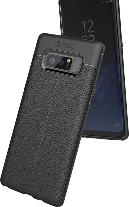 Actual product image König Design Mobile Phone Case for Samsung Galaxy Note 8 Protective Wallet Cover 360 Case Black (Samsung Galaxy Note 8)
