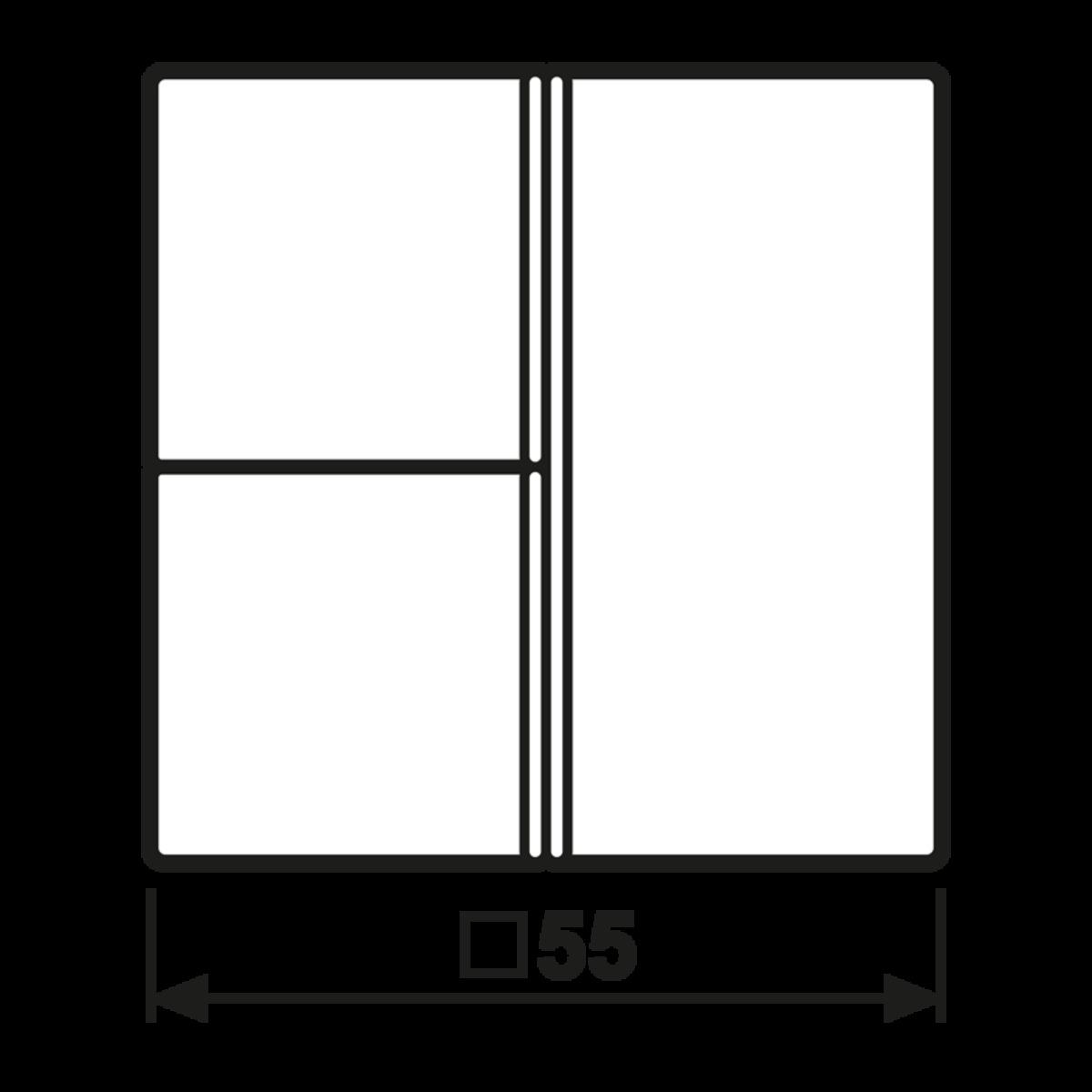 Thumbnail - JUNG Tastensatz, Taster + Schalter, Weiss