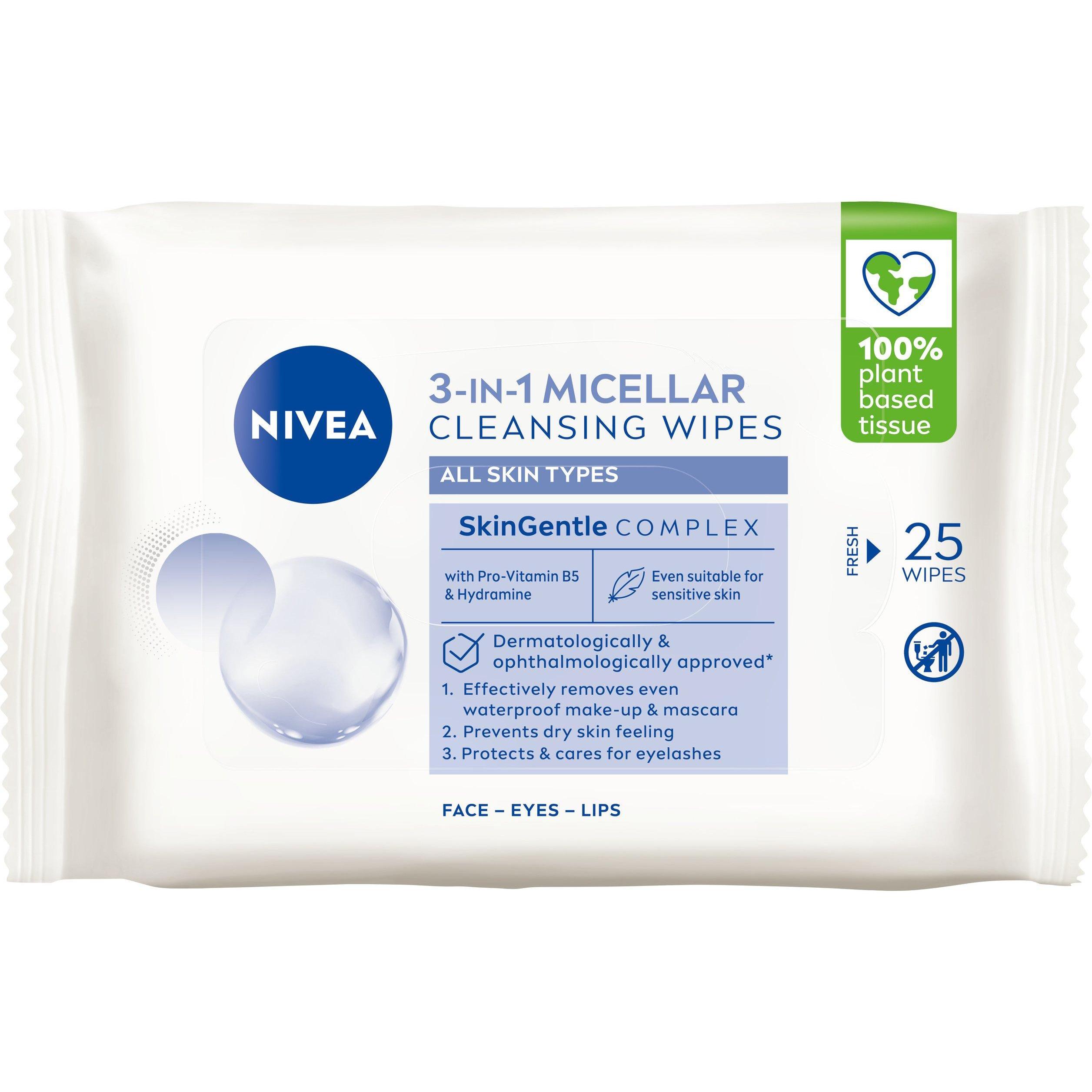 Nivea , Pulizia Viso, Micellar Wipes (Salviette Detergenti Per Il Viso)