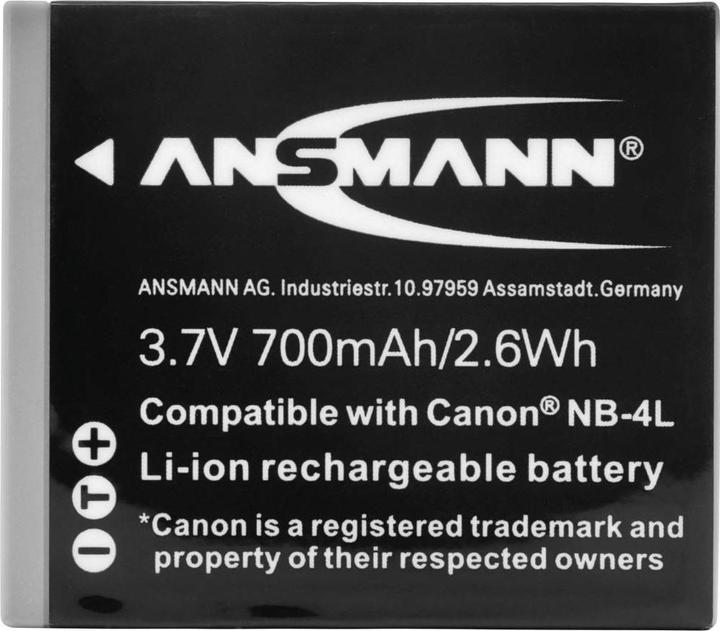 Produktbild Ansmann Canon NB-4L Akku (Akku)